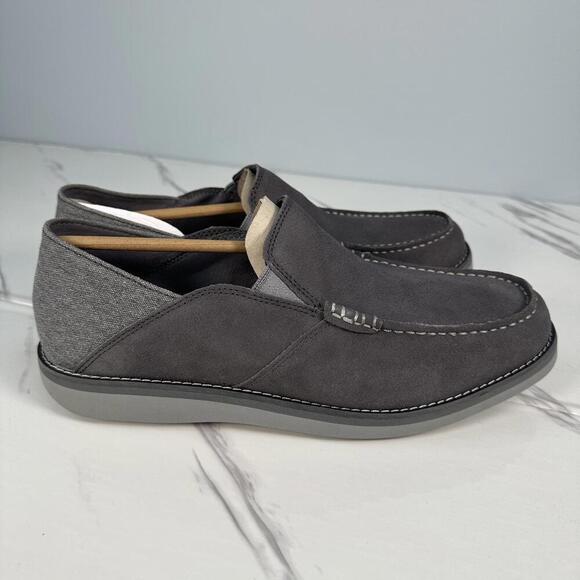 NIB Rockport Tucker Venetian Gray Slip Ons 10 - Picture 2 of 10